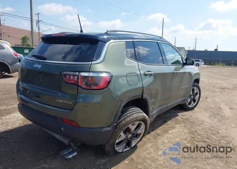 2018 Jeep Compass Limited 4X4 z USA, uszkodzony, nr VIN 3C4NJDCB0JT397690